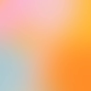 Parlak renk gradyan arkaplan, soyut sarı, turuncu, pembe ve mavi doku, vektör gürültüsü bulanık, canlı sıcak ses tonu soyut fon