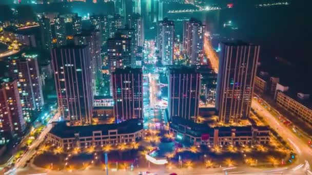 City Night Scene Video — Stock Video