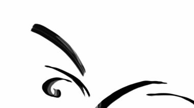 4K Fırça Hareketi Elementleri Görüntü Efektini Ört