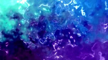 Mavi ve Mor Arkaplan Animasyon 4K Görüntü Efekti Soyut Sıvı Gradyanı