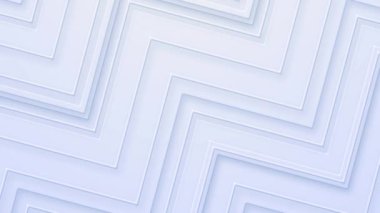 Yumuşak Geometrik Beyaz Desen Arkaplan Animasyon 4K Üstüste Görüntü Efekti