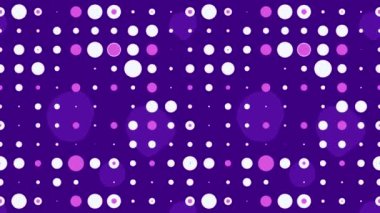 Mor Noktalar Desen Soyut Arkaplan Animasyon 4K Üstüste Görüntü Efekti