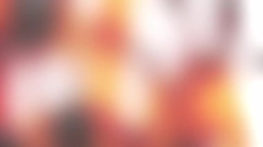 Sıcak Soyut Sonbahar Renkleri Yumuşak Bulanık Arkaplan Canlandırması 4K