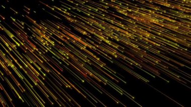 Altın Işık Çizgisi Arkaplanı, Parlayan Parçacıklarla Canlı Hareket