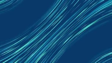 Mavi Akış Çizgisi Deseni, Zarif Dalga Hareketi Arkaplanı