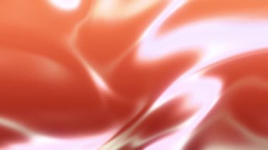 Yumuşak Turuncu Akış Arkaplanı, Akışkan Soyut Canlandırma
