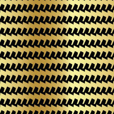 Altın, kusursuz geometrik desen. Soyut arkaplan. Vektör İllüstrasyonu.