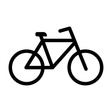 Bisiklet ikonu bisiklet vektör sembolü, modern ve düzenlenebilir bisiklet simgesi