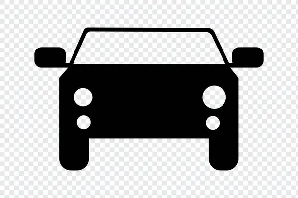 Uygulamalar ve web siteleri için araba simgesi, araba simgesi vektörü, araç veya otomobil ön görünümü düz vektör simgesi