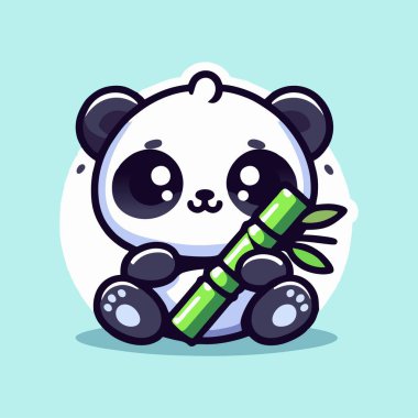 Sevimli hayvan yassı çizgi film vektörü illüstrasyonu