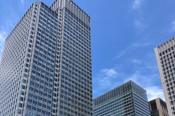 Modern buildings in Tokyo city, Japan