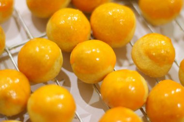 Endonezya - 30 Mart 2024 Kue nastar veya ananaslı tart. Endonezya bayramı atıştırması, kue lebaran