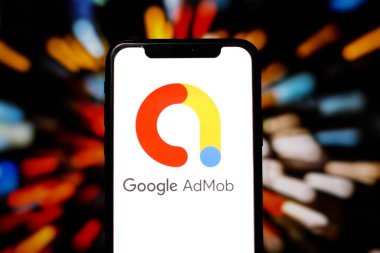 Google AdMob 'un logosu bir akıllı telefonda gösteriliyor. Endonezya - 18 Haziran 2024.