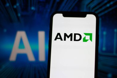 Ve akıllı telefon ekranında logo