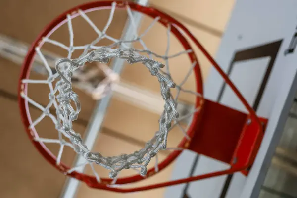 Dandik spor salonundaki basketbol potası. Yüksek kalite fotoğraf