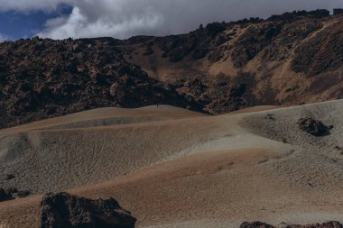 Teide yanardağının panoramik görüntüsü ve... Tenerife Kanarya Adaları İspanya. Yüksek kalite fotoğraf
