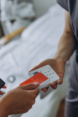 Kredi kartı erişimi olmayan ödemeyi kapat. Yüksek kalite fotoğraf