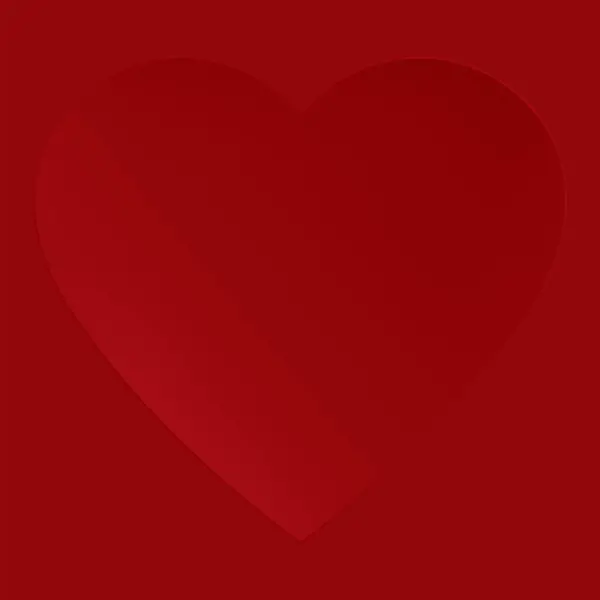化妆品展示用红软3D心形图解 情人节贺卡模板 — 图库矢量图片