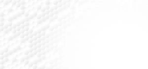 ハニカムの形 白い背景にコピースペース 多角形の白い背景 白いペーパー背景のライトおよび影 浮彫りにされた六角形があります — ストックベクタ