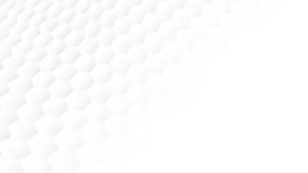 Mosaïque Ruche Forme Mur Blanc Fond Ton Avec Espace Vide — Image vectorielle