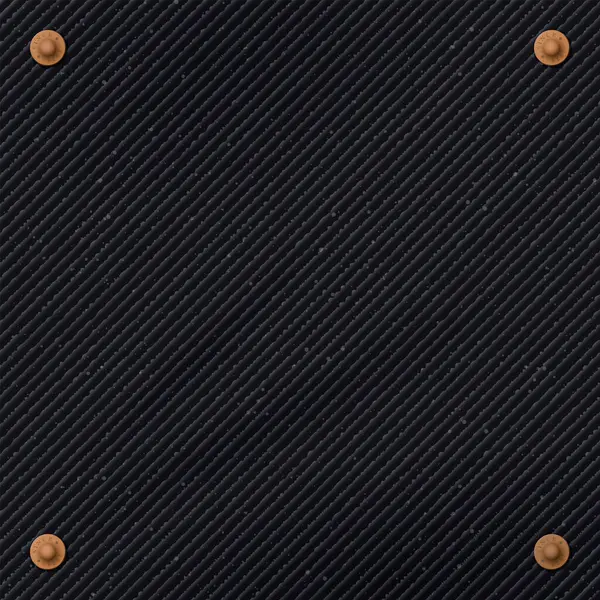 Джинсовая Ткань Черного Цвета Квадратном Фоне Векторной Иллюстрацией Латунных Булавок — стоковый вектор