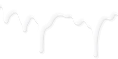 Beyaz arkaplan üzerine dökülen taze süt grafik illüstrasyonunda boşluk var.