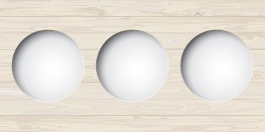 Kesik kereste panelleri ile üç boyutlu daire çerçeve çerçeve kağıt kesim biçimi beyazlatılmış solgunluk durumu arkaplan grafik resimleme boş boşluk var.