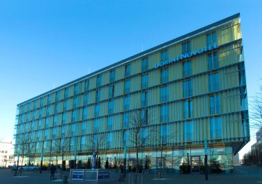 Münih, Bavyera, Almanya, 18 Mart 2007, Münih Ticaret Fuarı Dorint Novotel, Messe Muenchen GmbH