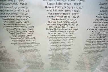 Mainkofen, Aşağı Bavyera, Almanya, 15 Mart 2024, Bezirksklinikum 'daki Nazi zulmünün kurbanlarının anısına,