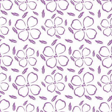 Gül, suluboya ile sorunsuz çiçek desenli. Vektör çizim