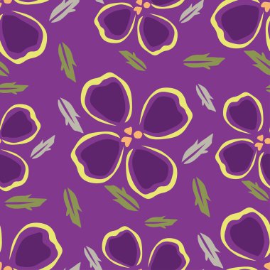 Gül, suluboya ile sorunsuz çiçek desenli. Vektör çizim