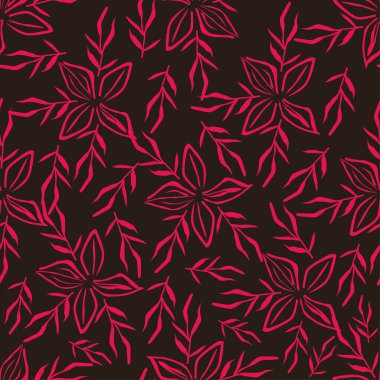 Gül, suluboya ile sorunsuz çiçek desenli. Vektör çizim