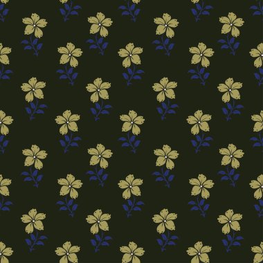 Toplama arka planında kusursuz çiçek deseni