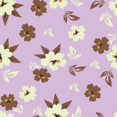 Gül, suluboya ile sorunsuz çiçek desenli. Vektör çizim