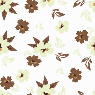 Gül, suluboya ile sorunsuz çiçek desenli. Vektör çizim