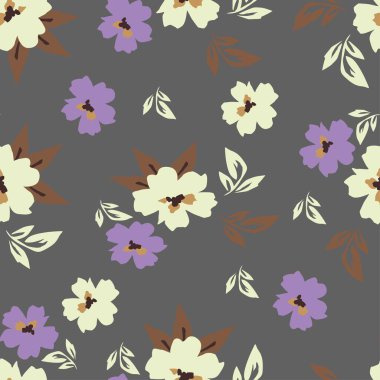 Gül, suluboya ile sorunsuz çiçek desenli. Vektör çizim