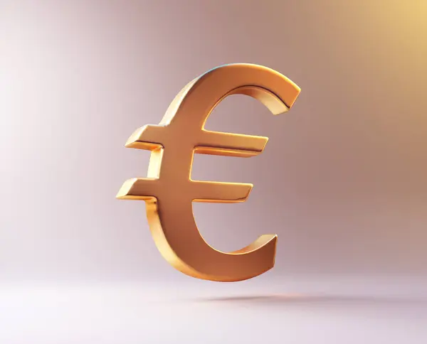 Valuta Symbool Euroteken Stockfoto