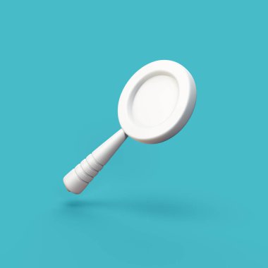 Büyüteç - 3d biçimlendirilmiş CGI simgesi, gen Ai değil