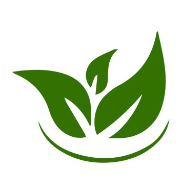 Vektör resminin yaprak logosu