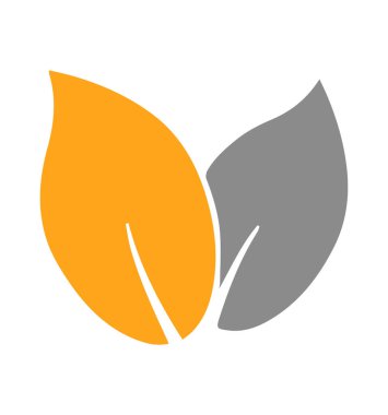 Vektör resminin yaprak logosu