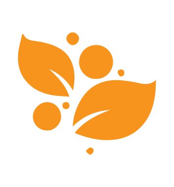 Vektör resminin yaprak logosu