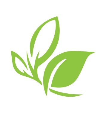 Vektör resminin yaprak logosu