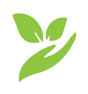 Vektör resminin yaprak logosu