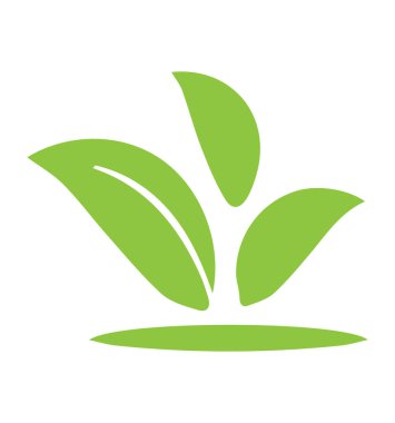 Vektör resminin yaprak logosu