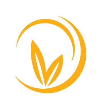 Vektör resminin yaprak logosu