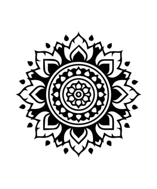 Güzel mandala sanatı, vektör mandala tasarımı