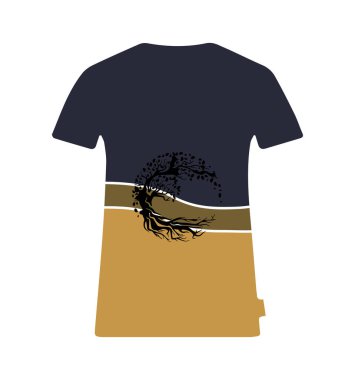 Tişört tasarımının yaratıcı vektörü