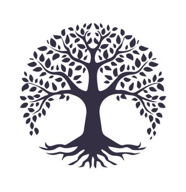 Renklerin zarif yaratıcı ağaç tasarımı