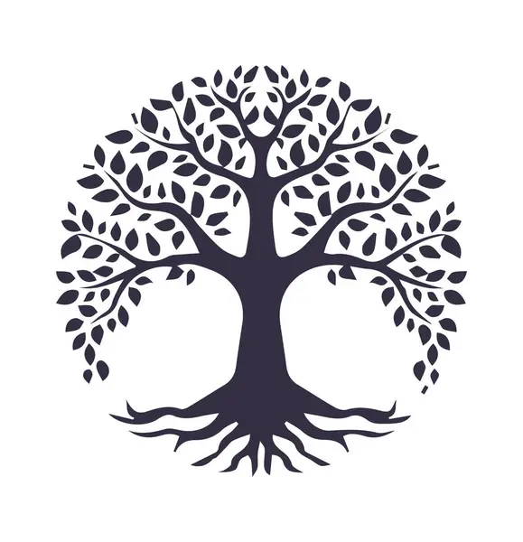 Renklerin zarif yaratıcı ağaç tasarımı