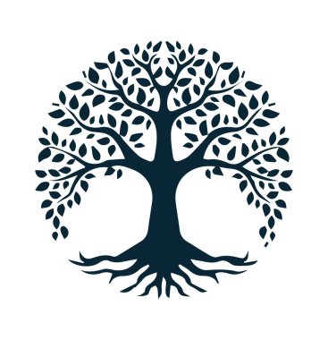 Renklerin zarif yaratıcı ağaç tasarımı